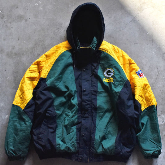 90-00's STARTER “NFL Green Bay Packers” 中綿入り ナイロンジャケット 231220