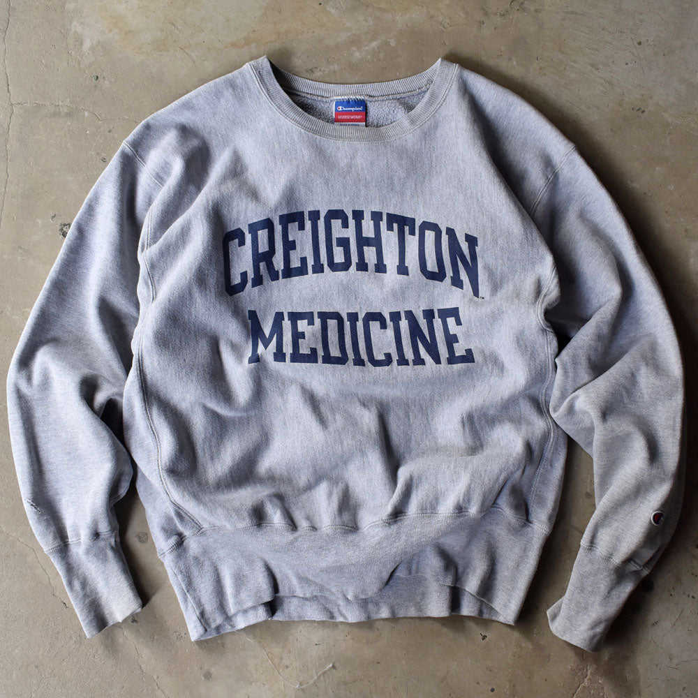 Y2K Champion “CREIGHTON MEDICINE” RWスウェット 240601