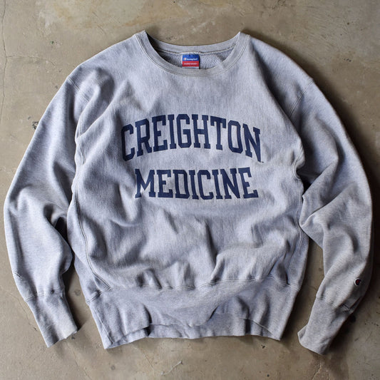 Y2K Champion “CREIGHTON MEDICINE” RWスウェット 240601
