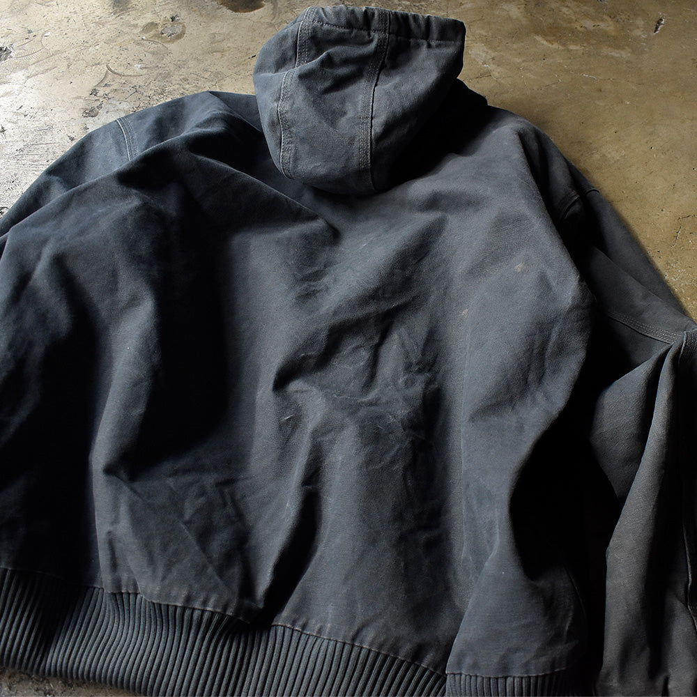 Y2K Carhartt ダック アクティブパーカー グレーカラー！ キルティングライナー 231130H