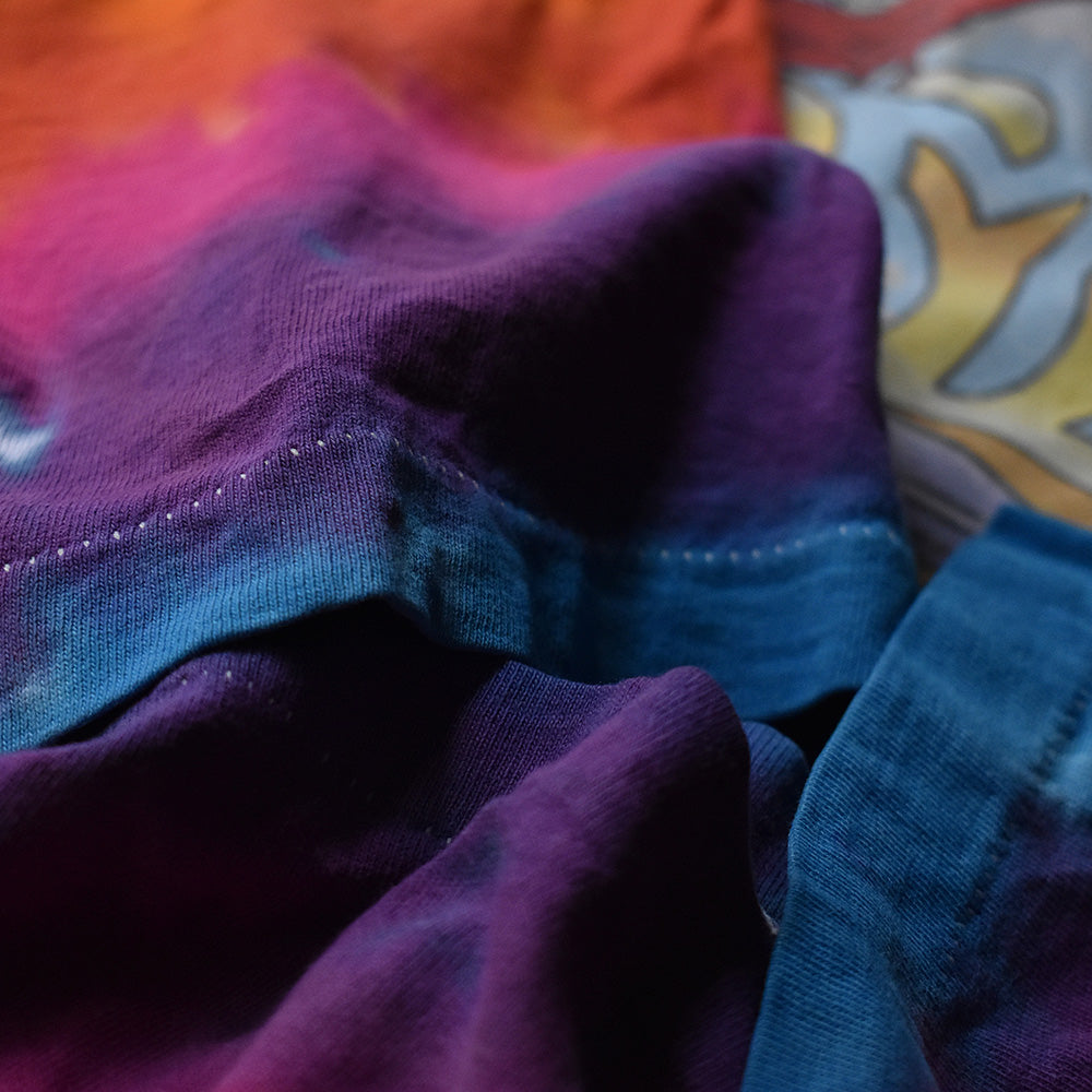 90's　LIQUID BLUE　Grateful Dead/グレイトフル・デッド　 "DEAD BEARS "　Summer Tour タイダイTee　230629H