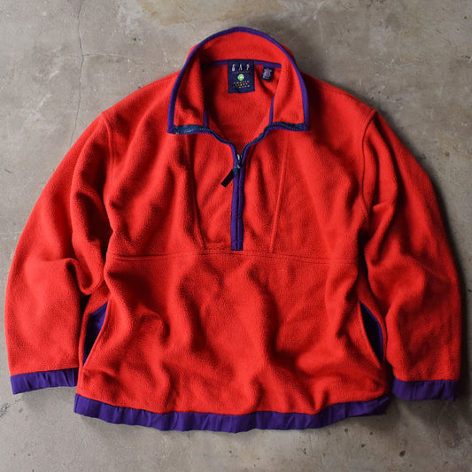 90’s GAP ナイスカラー! ハーフジップ フリースプルオーバー 240111