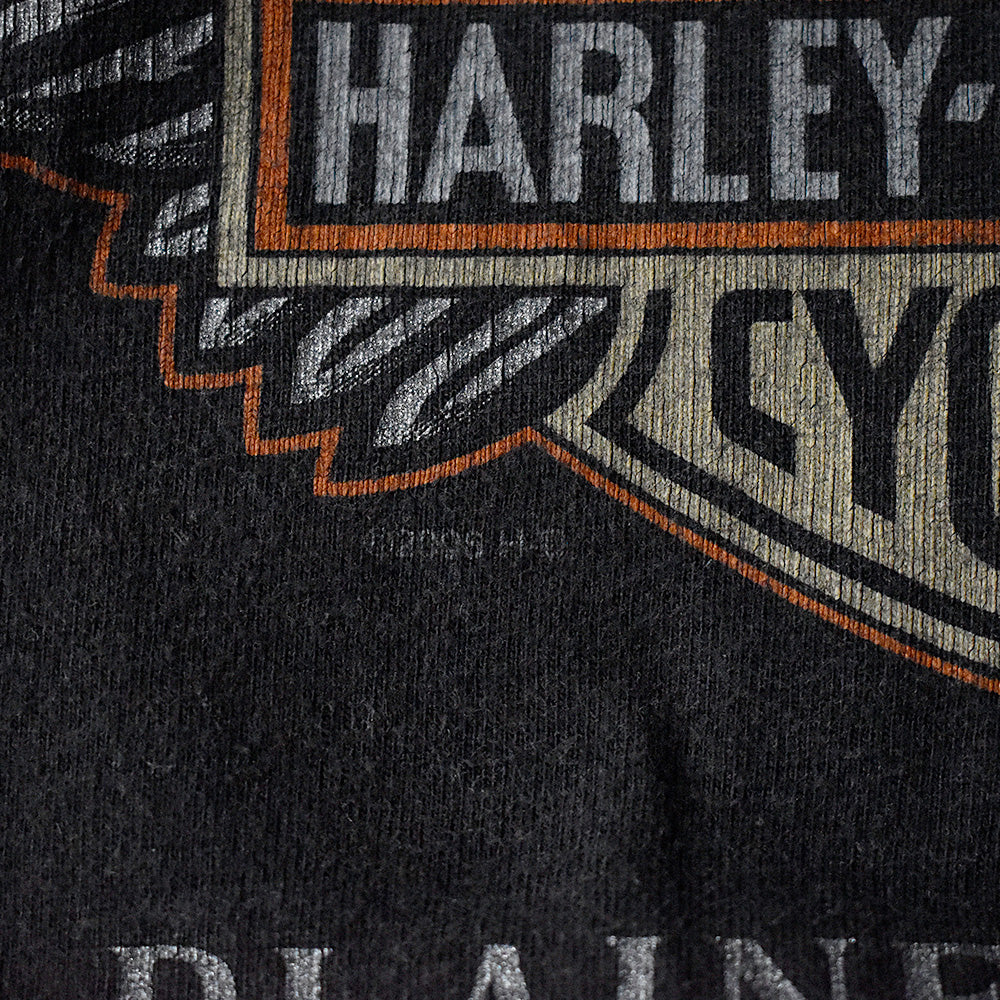 Y2K Harley-Davidson スカルTシャツ 250305H