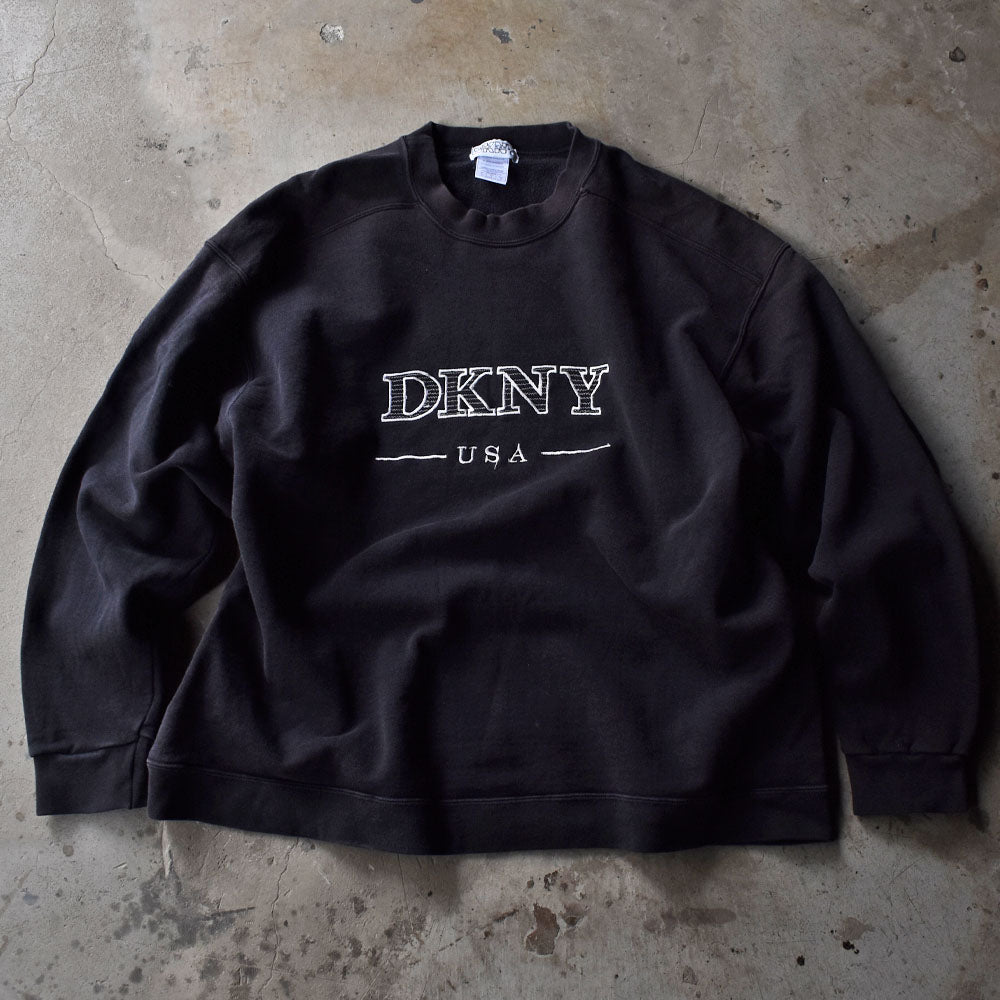 90’s DKNY 刺繍ロゴ スウェット 231112