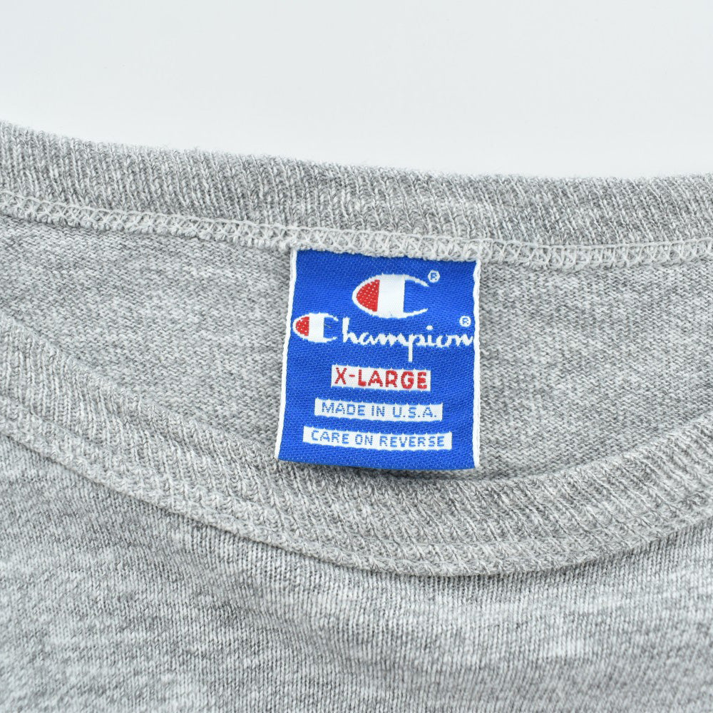 90's Champion "NORTHEASTERN" 染み込みプリント カレッジTシャツ USA製 260818H