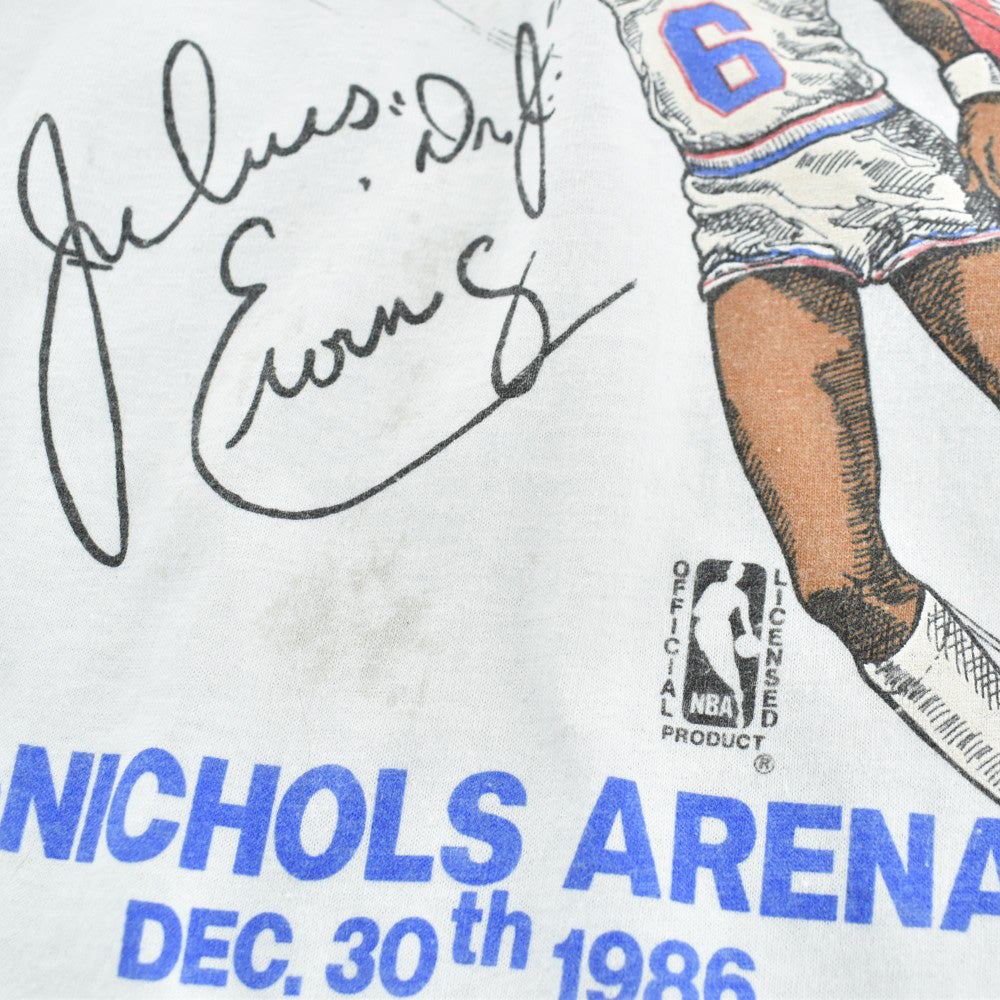 80's Julius Erving “Dr. J's LAST HOUSE CALL” NBA Tシャツ 260519H