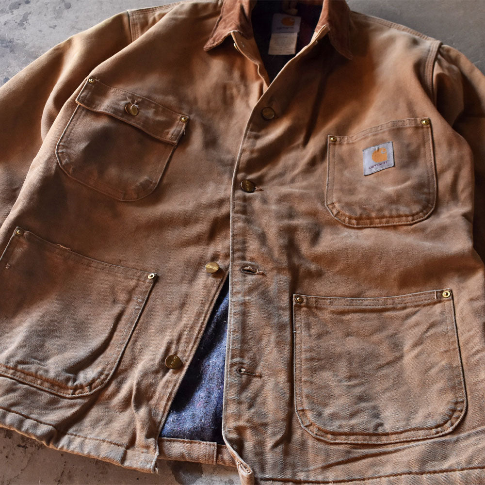 90's Carhartt ブランケットライナー ミシガンチョアコート USA製 231204
