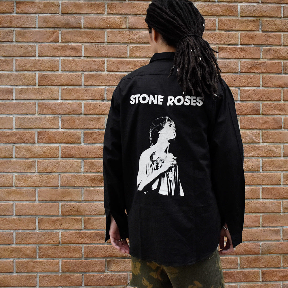 90's デッドストック！ THE STONE ROSES “Ian Brown” コットンシャツ Euro製 240930H
