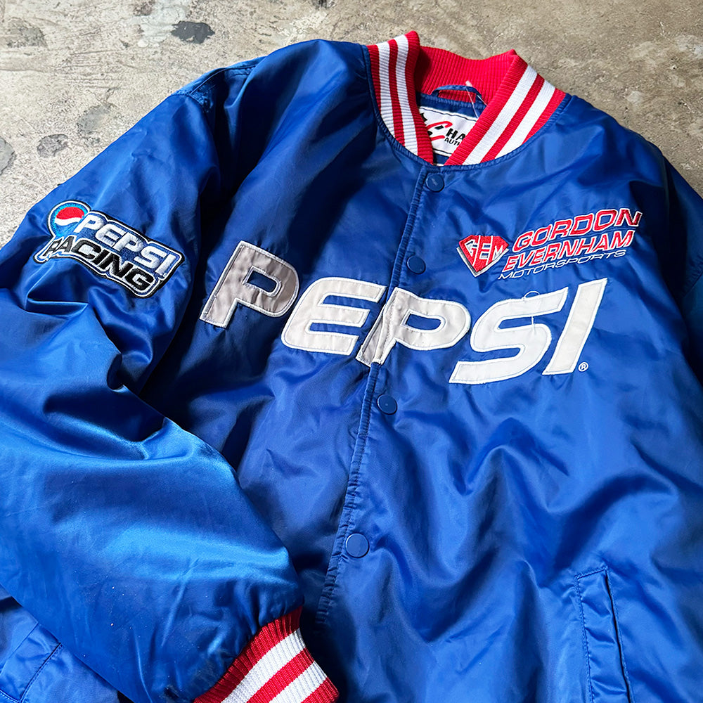 Y2K Chase Authentics  “PEPSI” 中綿入り ナイロン レーシングジャケット 240312H