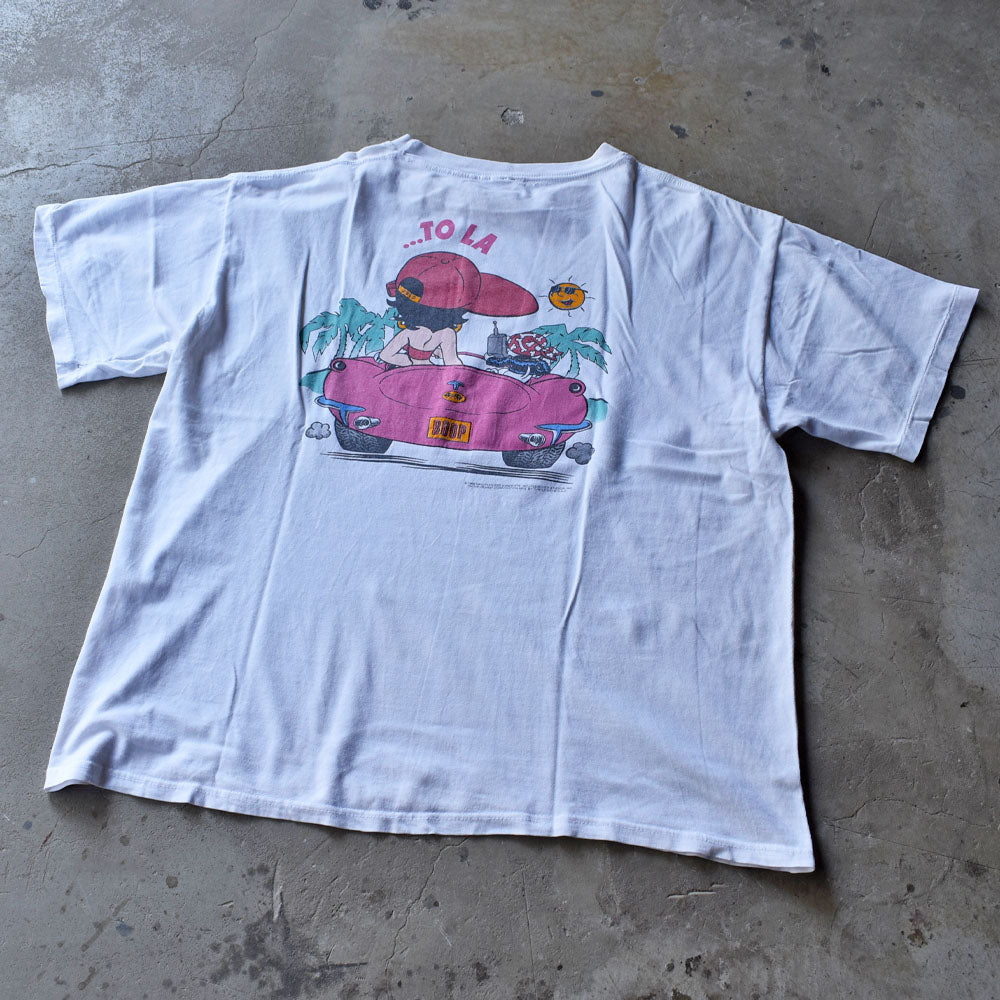90’s Betty Boop “FROM NY…” キャラ Tシャツ 230927