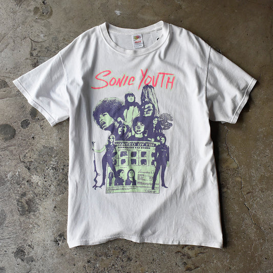 Y2K Sonic Youth “Wanted By The FBI” ロック Tシャツ 250702HYG1