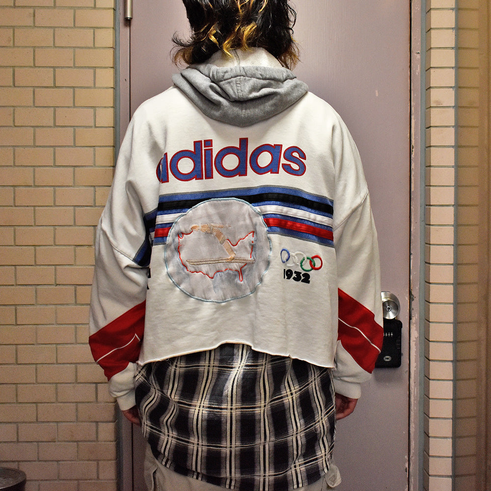 80's adidas  “Olympic” カットオフ！ スウェット 231216H