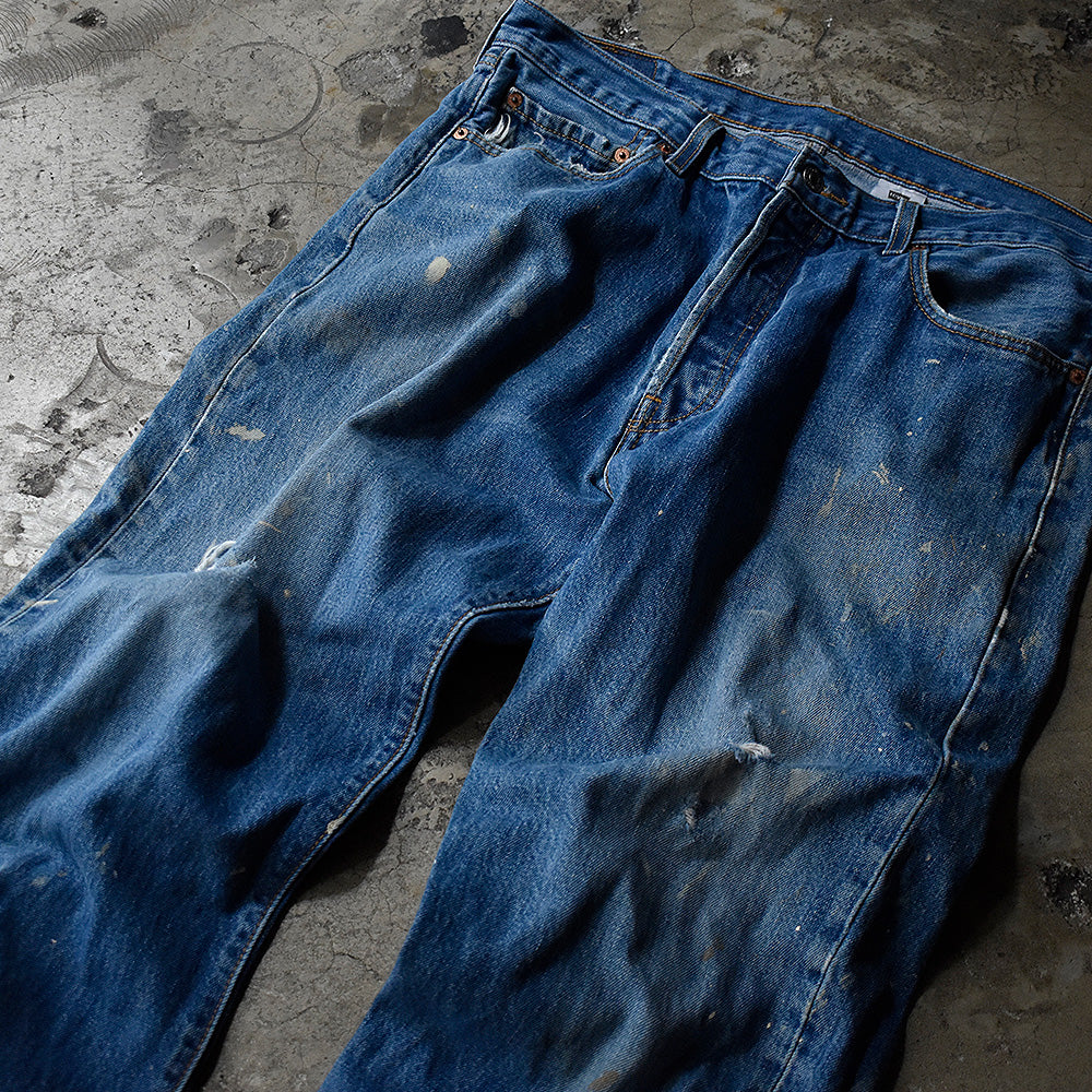 Y2K ペンキ！ Levi's 501 デニムパンツ 230922H