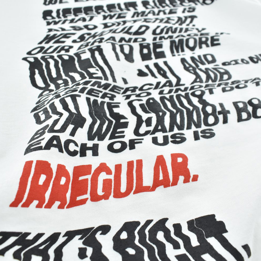 blackmeans irregular "irg©" ロゴTシャツ 260728H