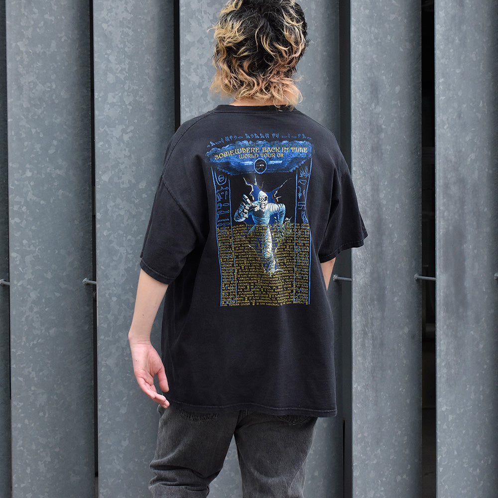 Y2K Iron Maiden “Somewhere Back In Time” World Tour Tシャツ 240508H