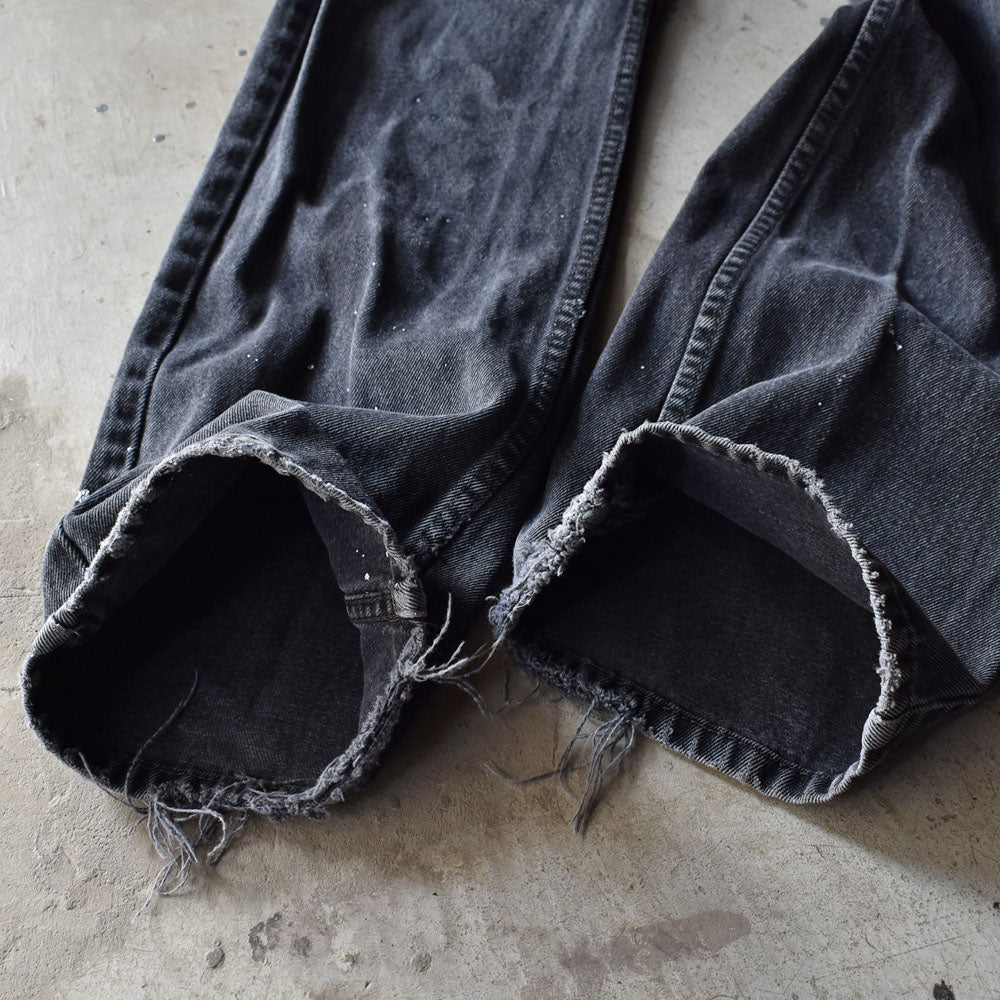 Levi's 505 “Straight Fit” ブラックデニムパンツ 240222