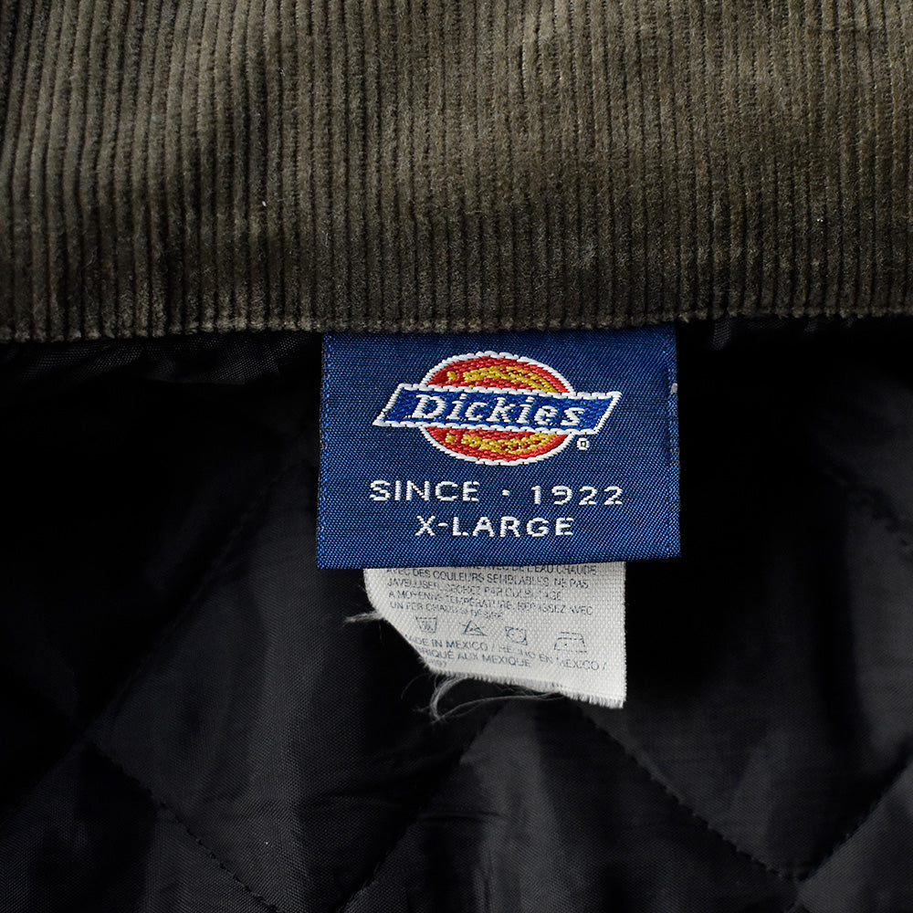90's Dickies デトロイトタイプ コーデュロイジャケット 中綿入りキルティングライナー 231121H