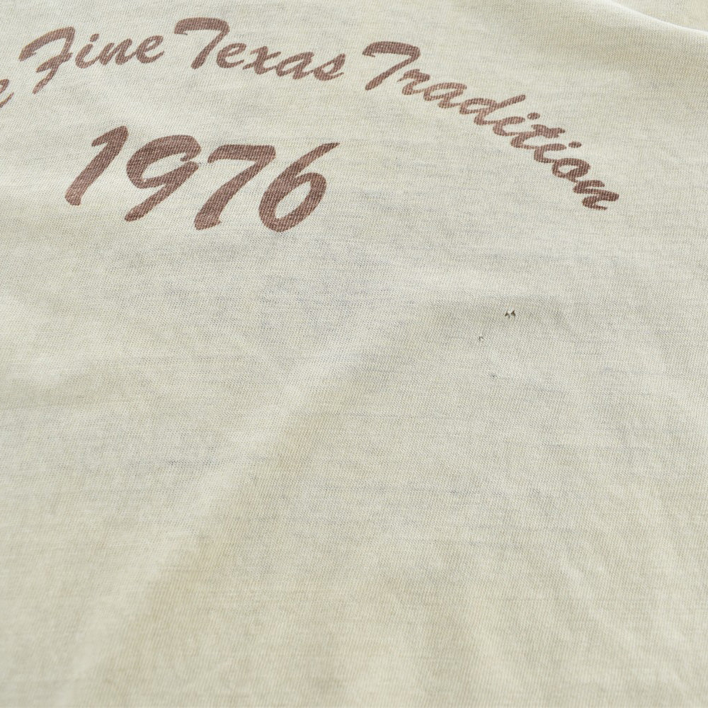 70's ZZ TOP "WORLDWIDE TEXAS TOUR" 1976 リンガー ロックTシャツ 260908H