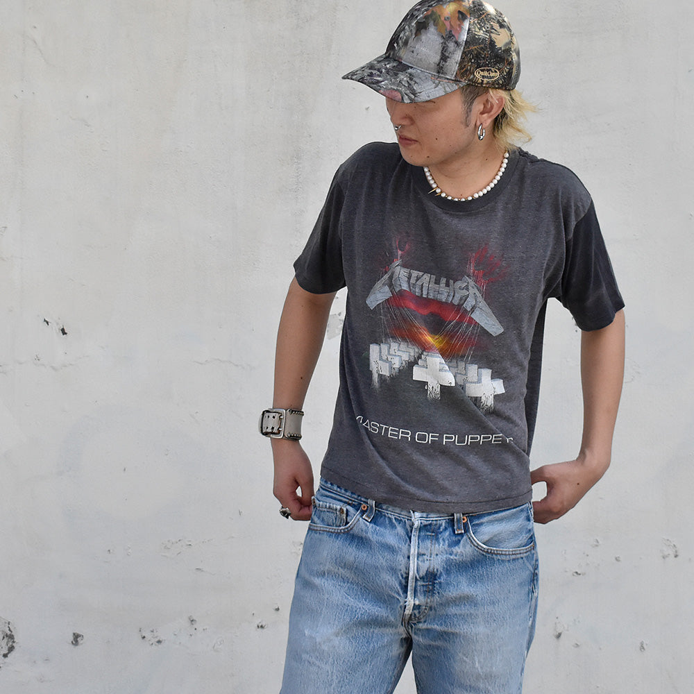 80's Metallica Master Of Puppets “Damage Inc.” Tour Tシャツ 240821H