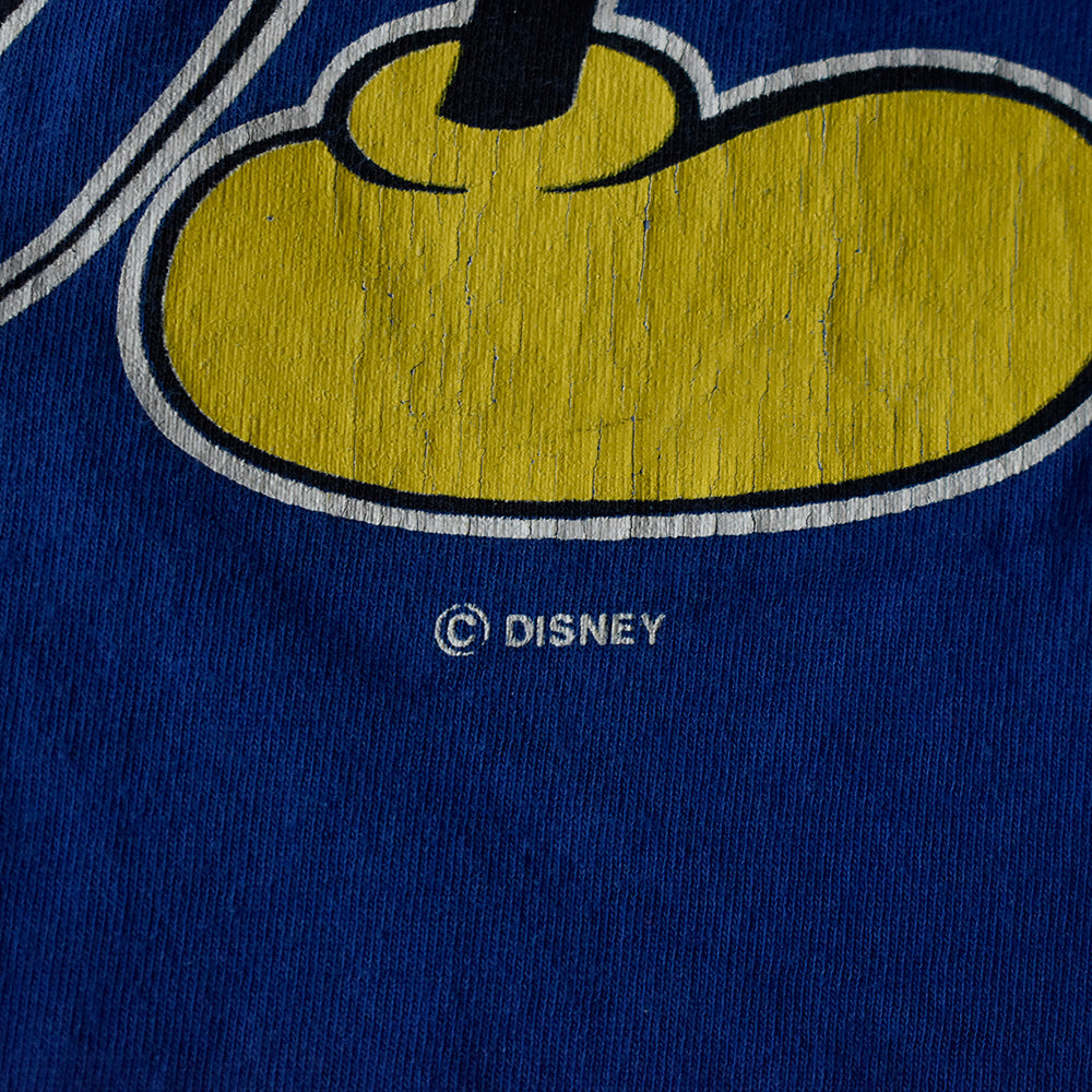 90's レアカラー！ Disney “Mickey“ ブルー！ Tシャツ USA製 250720H