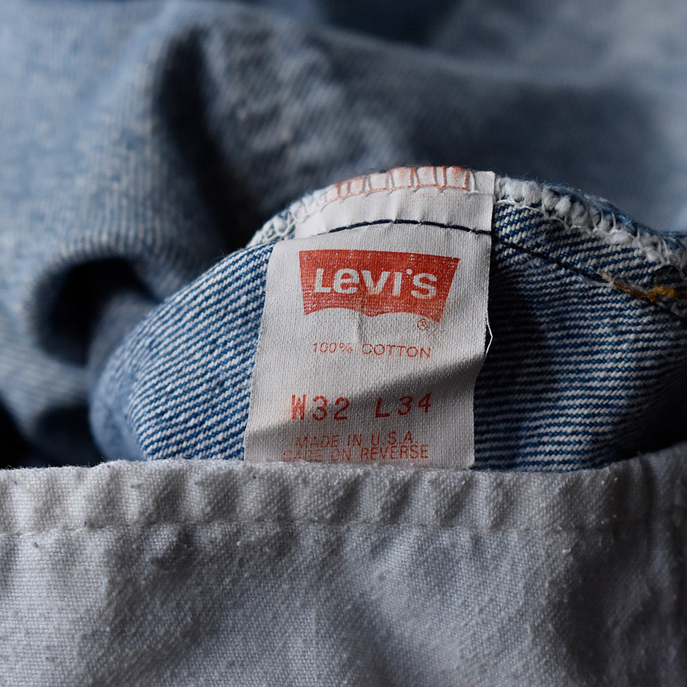 90's Levi's 506-0209 ケミカルウォッシュ デニムパンツ USA製 231003H