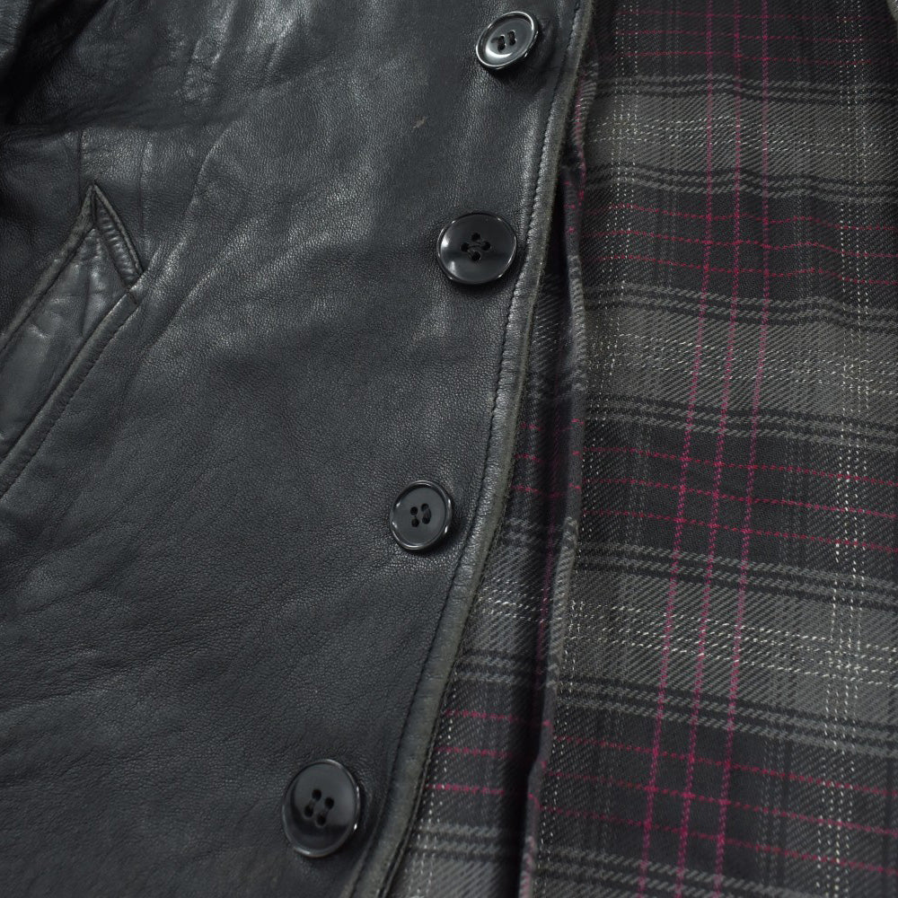 60's~ M.I.C フレンチレザー カーコート 260224H