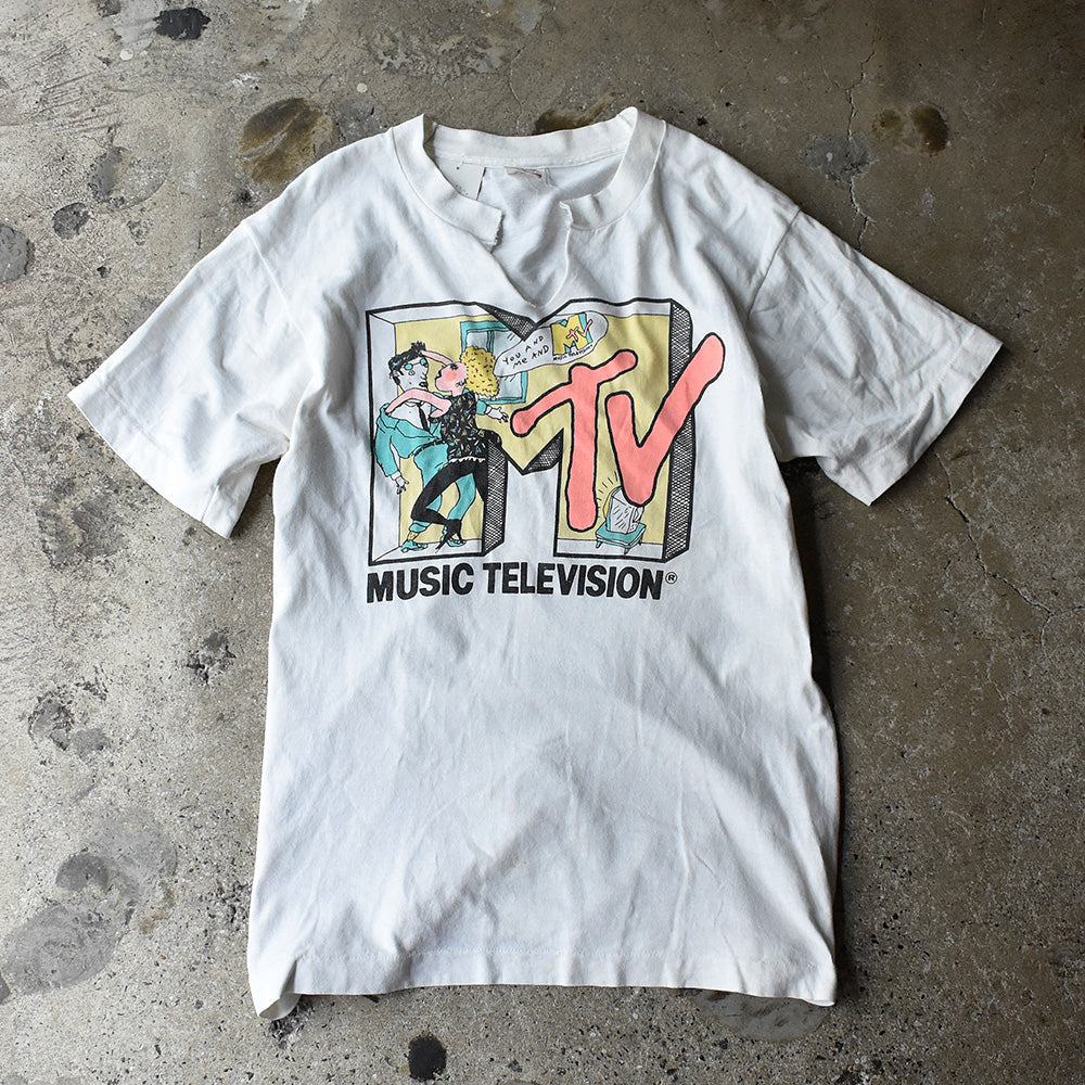 80's “MTV“ Music Television Tシャツ USA製 250709H