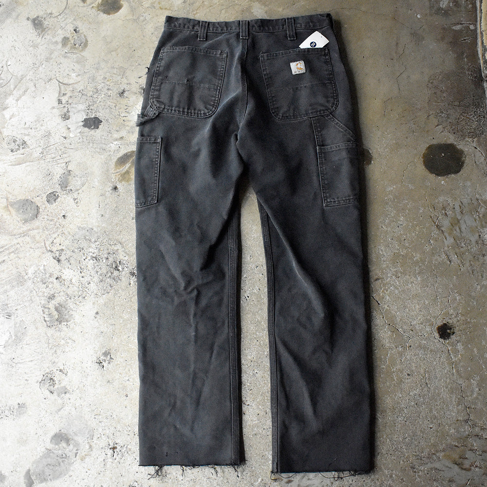 【公式サイト】正規ブランド品通販 Carhartt ダメージ！ ブラック 250610H ペインターパンツ ダック パンツ