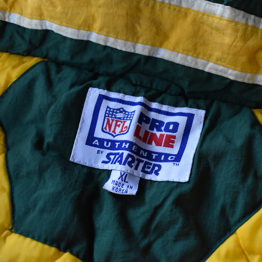 90-00s STARTER "NFL Green Bay Packers" 中綿入り ナイロンジャケット 231225