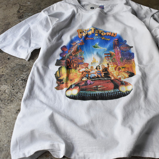 Y2K “The Flintstones in Viva Rock Vegas” movie Tシャツ 240123