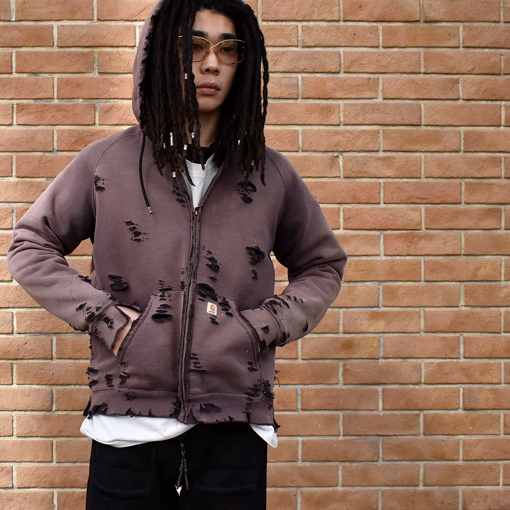 Carhartt ボロ！ フルジップパーカー 240229H