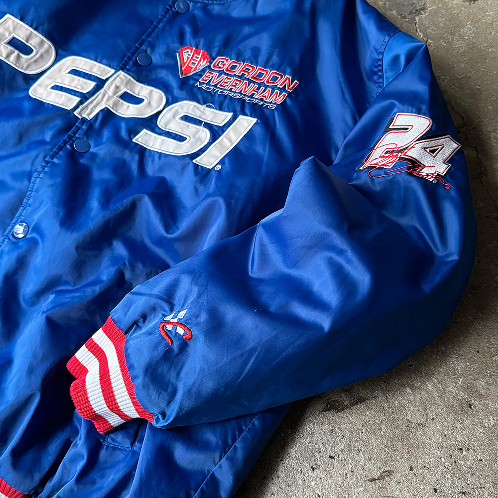 Y2K Chase Authentics  “PEPSI” 中綿入り ナイロン レーシングジャケット 240312H