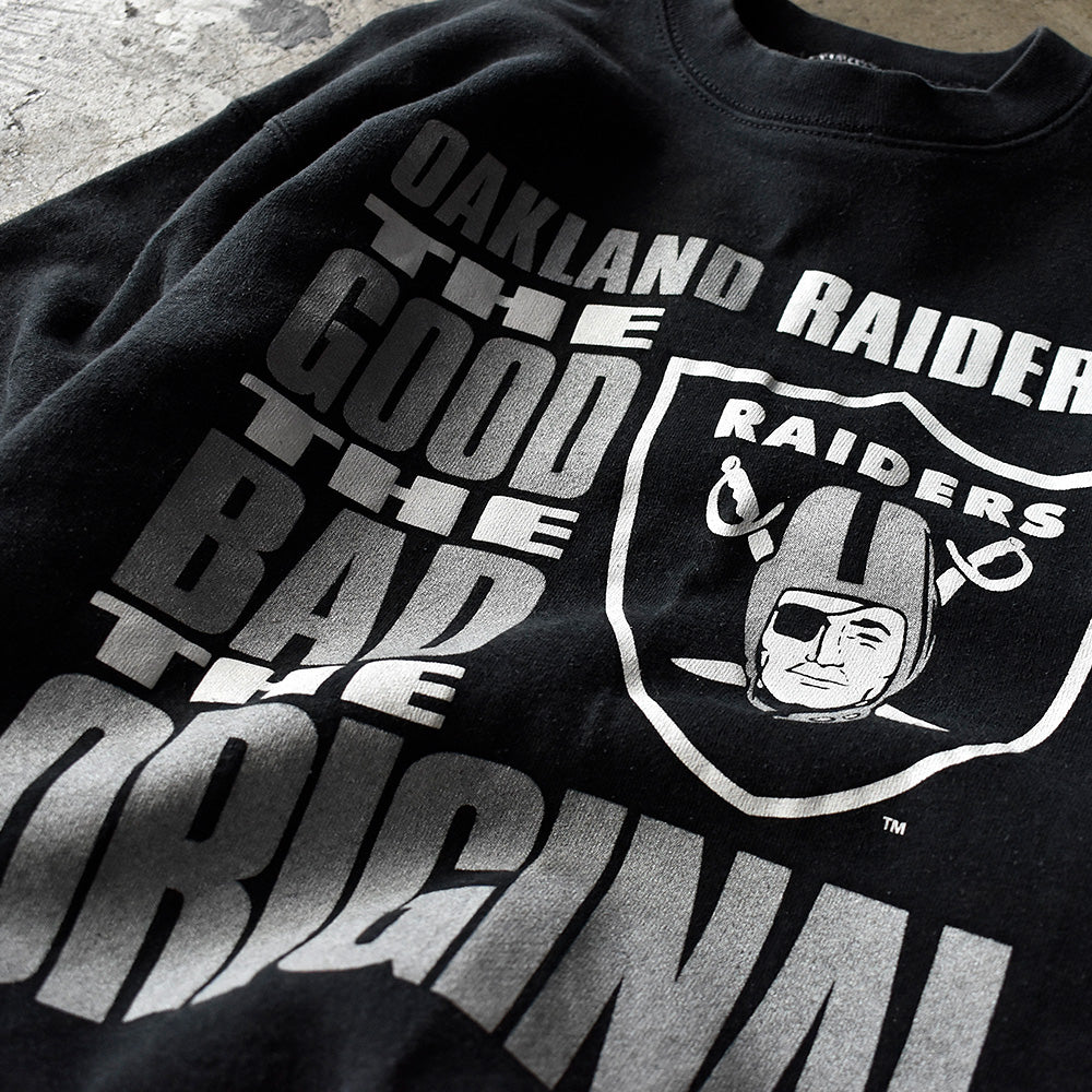 90's NFL Raiders スウェット USA製 230919