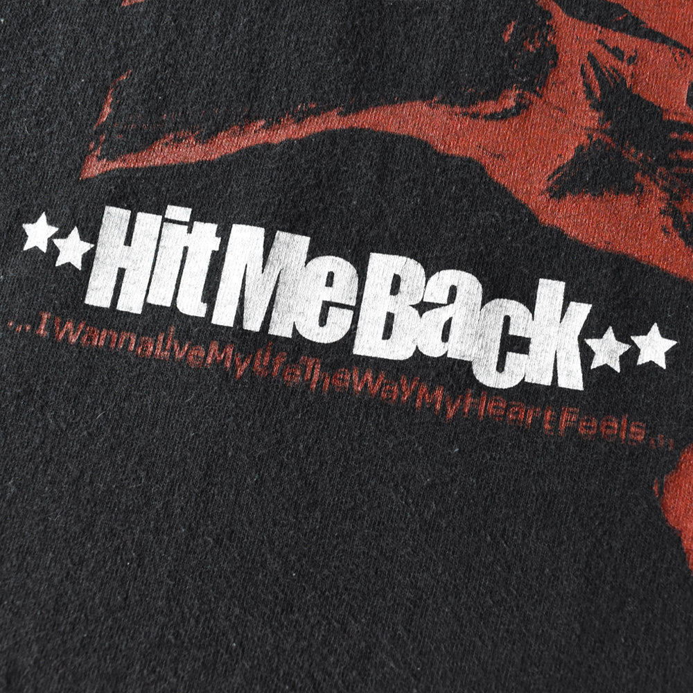 デッドストック！ HIT ME BACK "I Wanna live My Life the Way My Heart Feels…" Tシャツ 250916