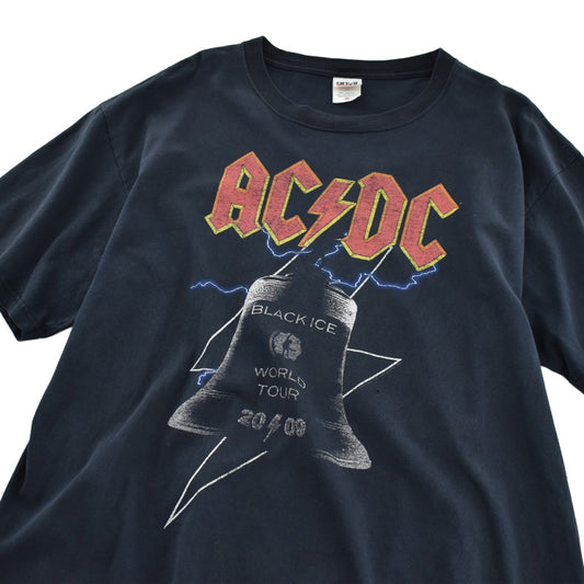 Y2K AC/DC "BLACK ICE" WORLD TOUR ロックTシャツ 260515H