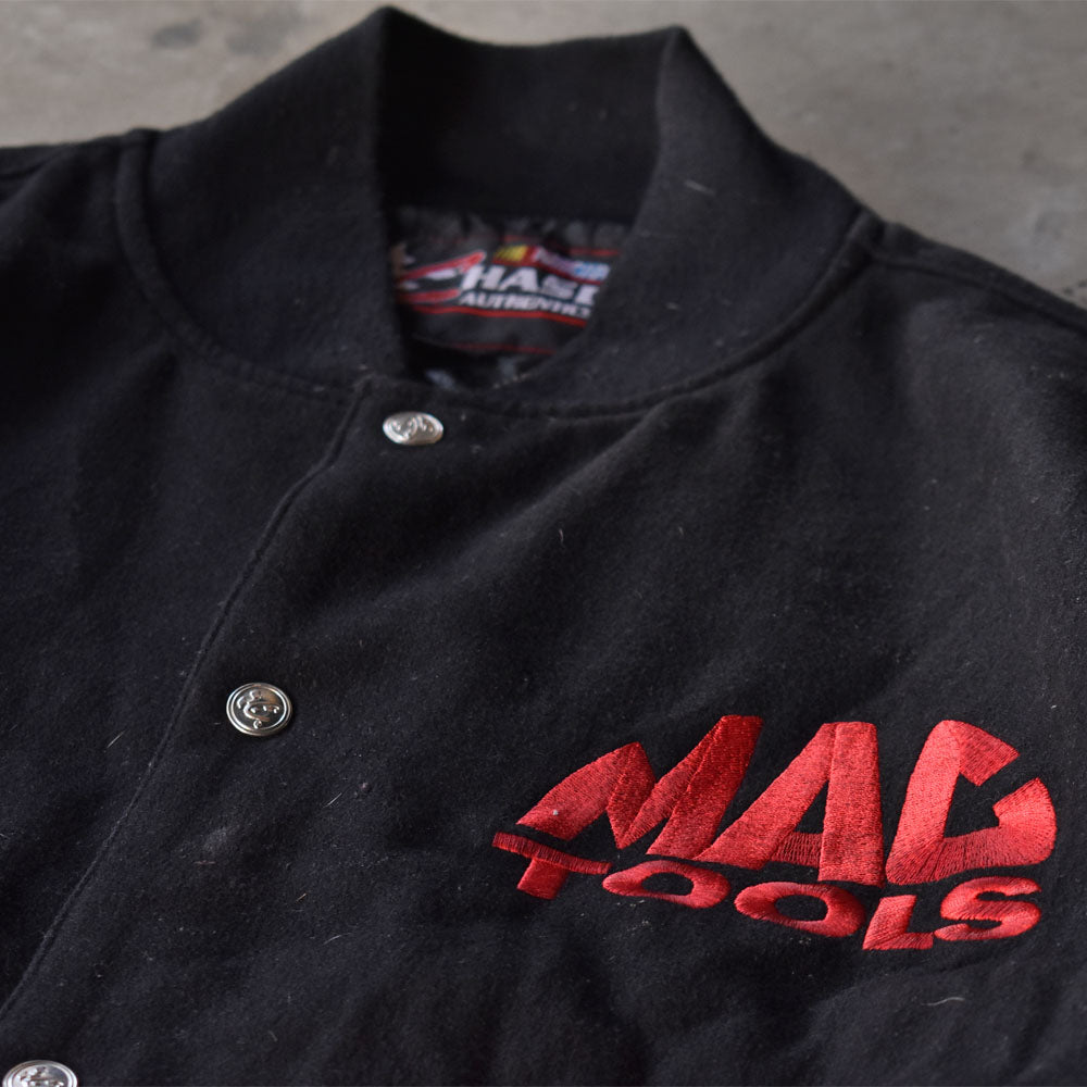 90's CHASE authentics NASCAR “MAC TOOLS” レーシング スタジャン アワードジャケット 231130