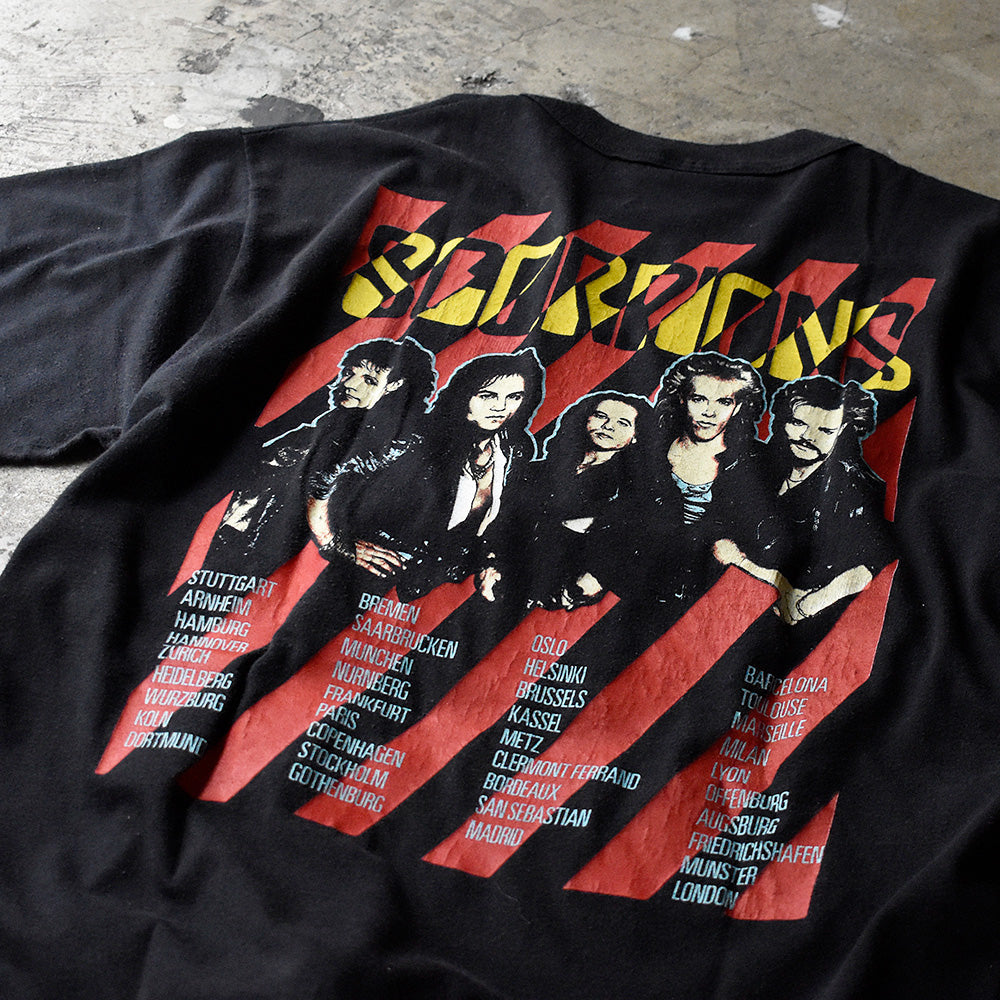 80's Scorpions Tour Tシャツ イングランド製 240219HYY