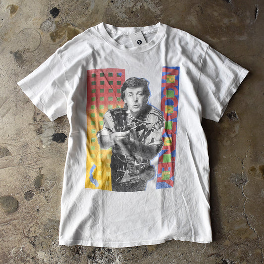80's Paul McCartney “The Paul McCartney“ World Tour 1989/90 ロック Tシャツ 250901H
