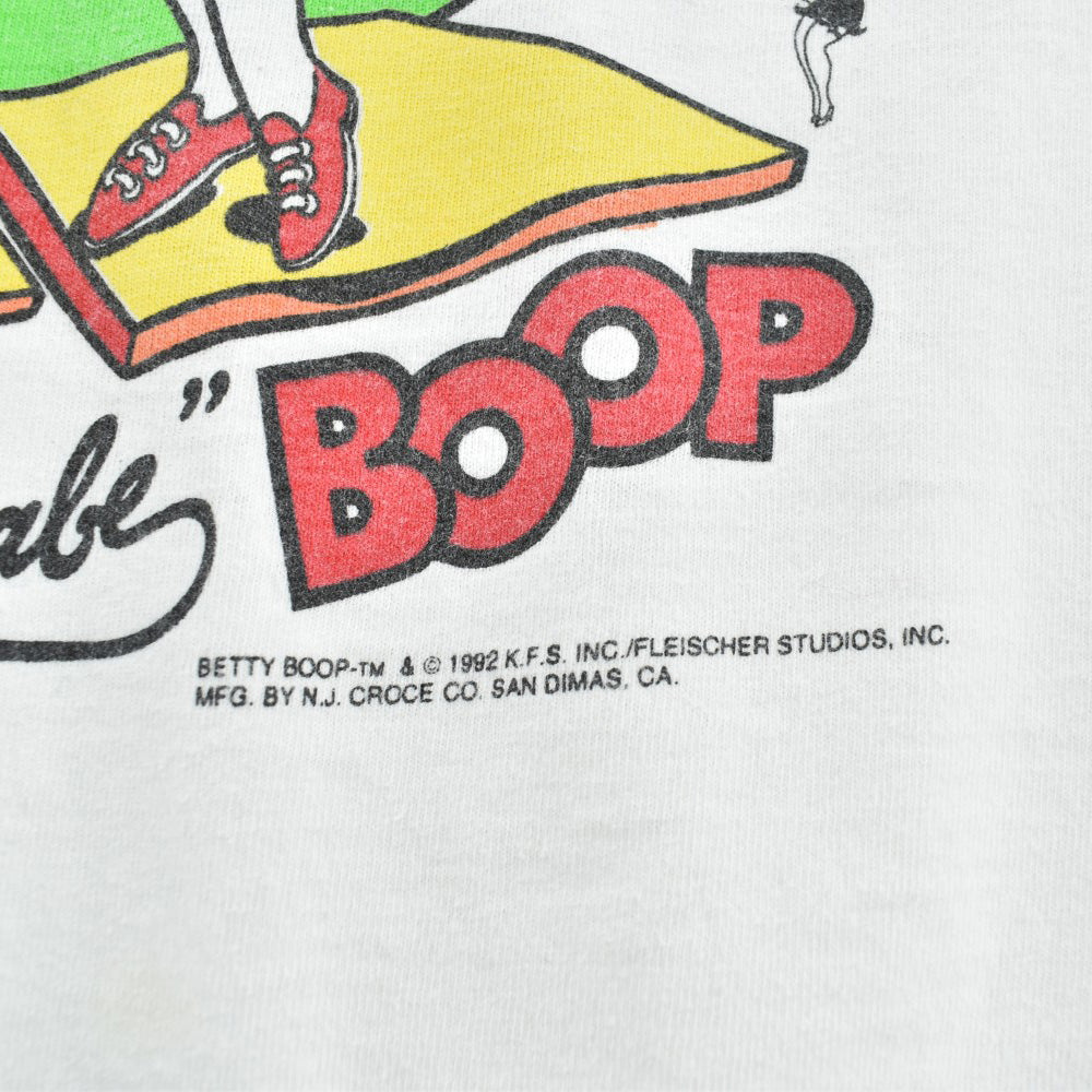 90's BETTY BOOP "The Babe" ベースボール キャラT USA製 260814H