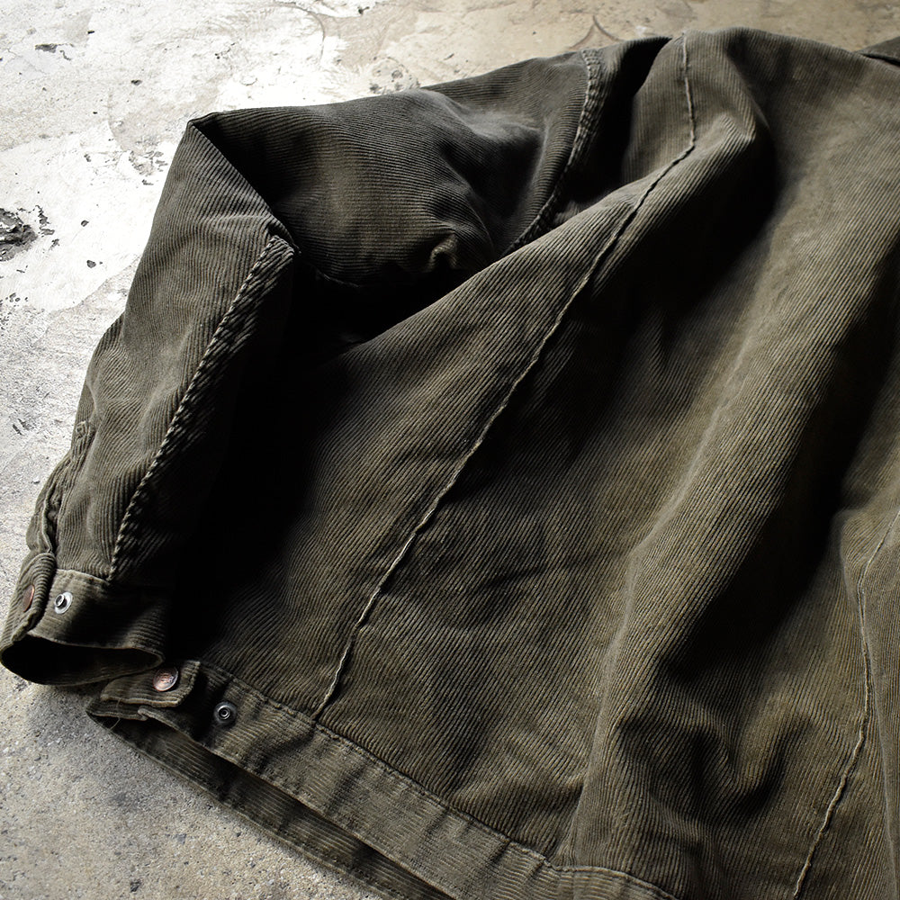 90's Dickies デトロイトタイプ コーデュロイジャケット 中綿入りキルティングライナー 231121H