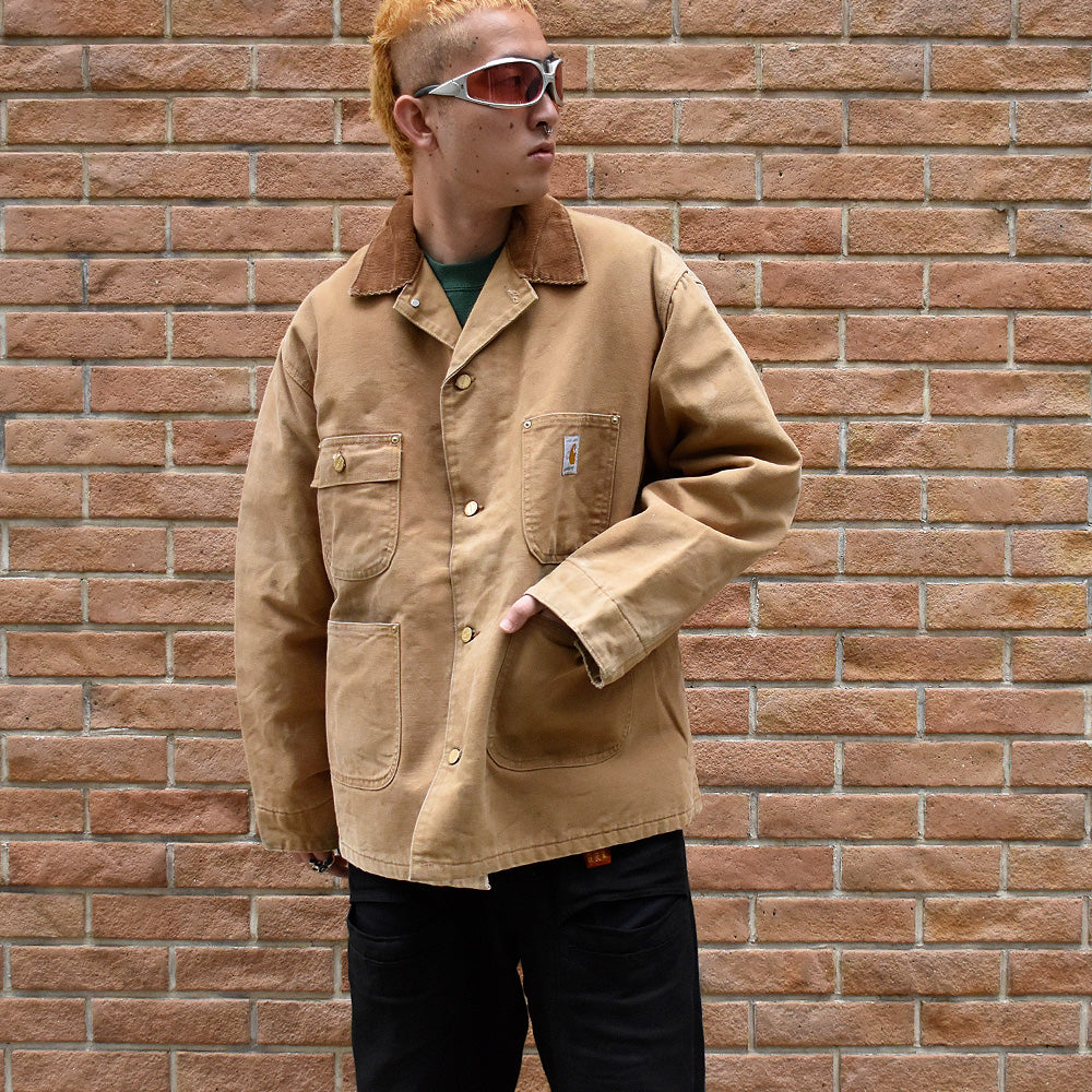 80's Carhartt “100years” ダック チョアコート ブランケットライナー USA製 241120H