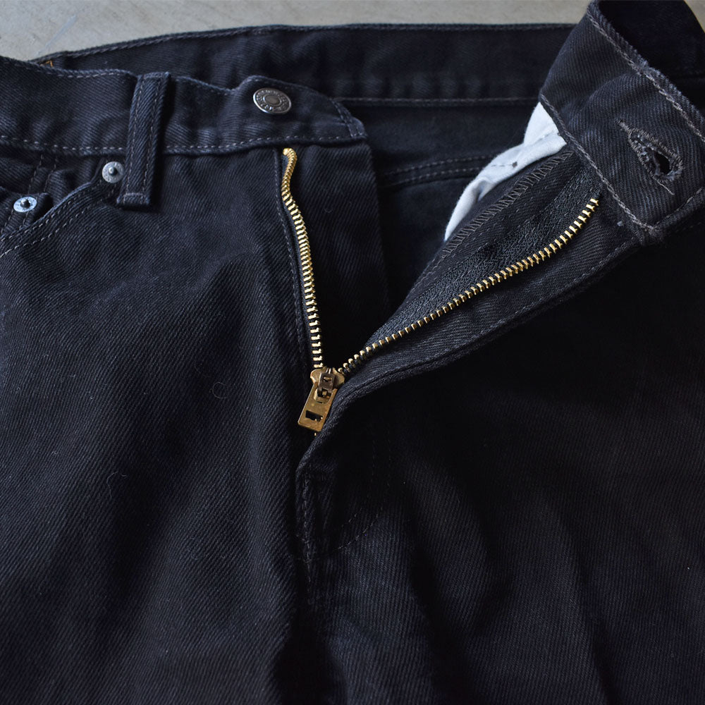 Levi's 505 ブラックデニムパンツ 240317