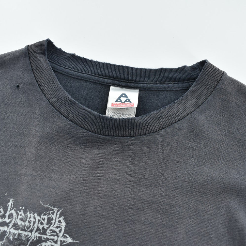 Y2K Nehëmah "Shadows From The Past..." ブラックメタル ロックTシャツ 260609H