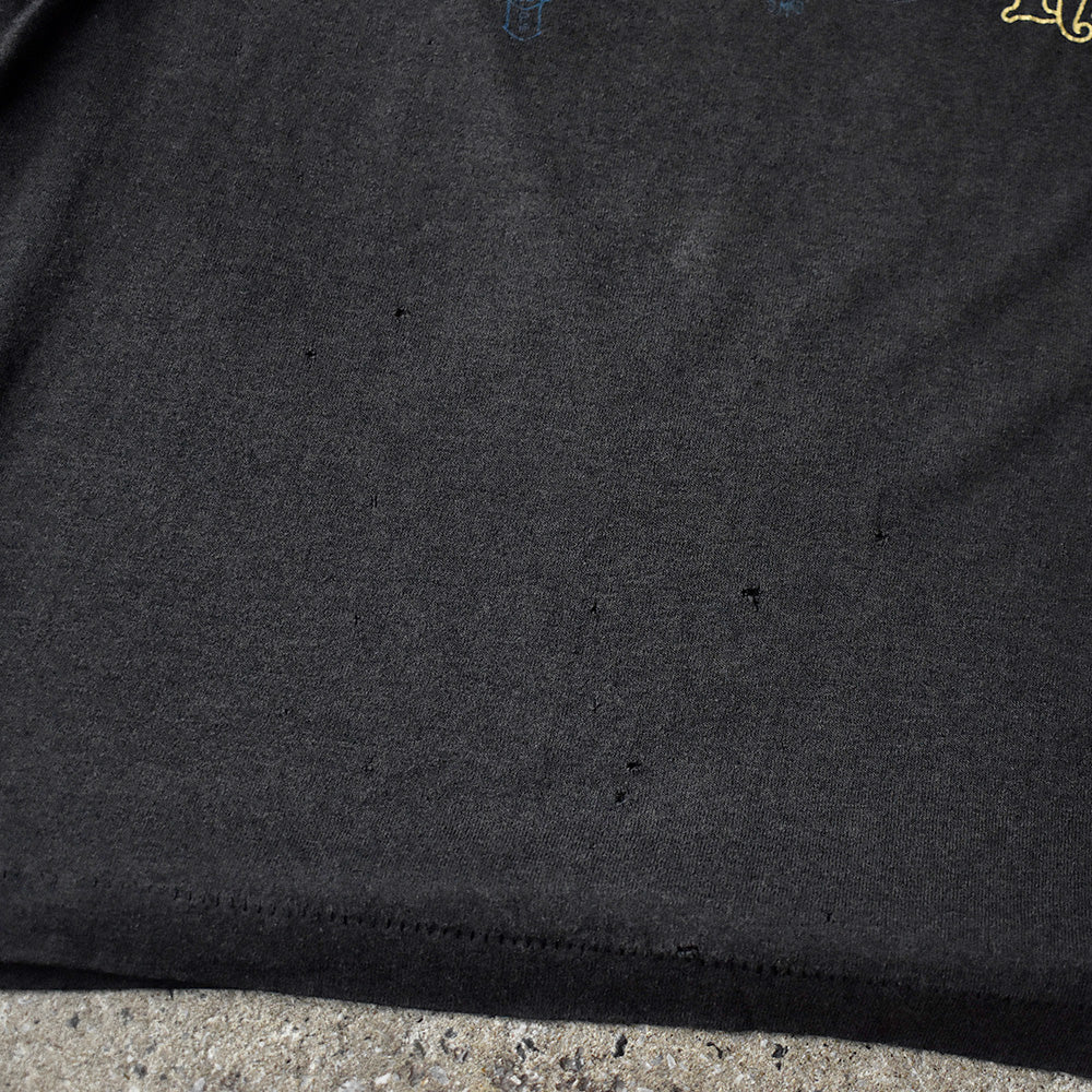 80's Harley Davidson 3D EMBLEM “The Last Biker on Earth” Tシャツ USA製 240718H