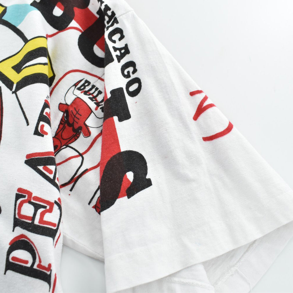 90’s AOP Chicago Bulls “1993 WORLD CHAMPS” NBA Tシャツ 260526H