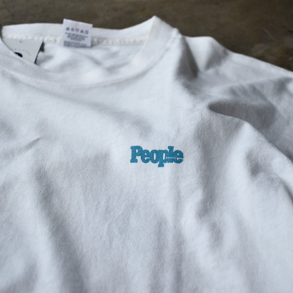People ピープル誌 ロゴTシャツ 1990年 ホワイト USA製 ヴィンテージ