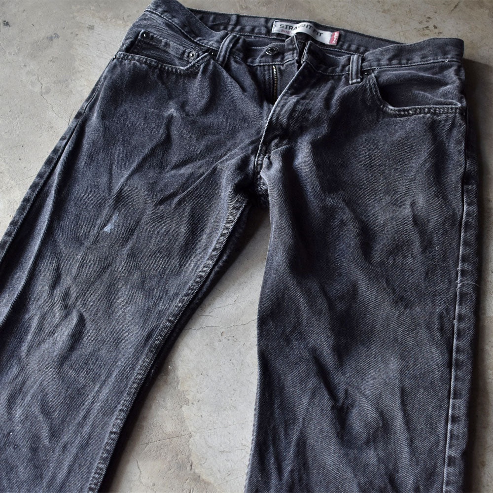 Levi's 505 “Straight Fit” ブラックデニムパンツ 240222