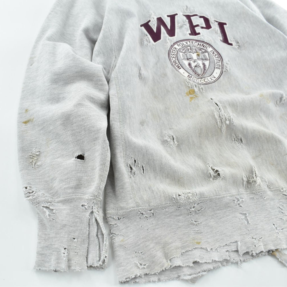 90’s Champion REVERSE WEAVE "WPI" カレッジ ボロ リバーススウェット USA製 261016H