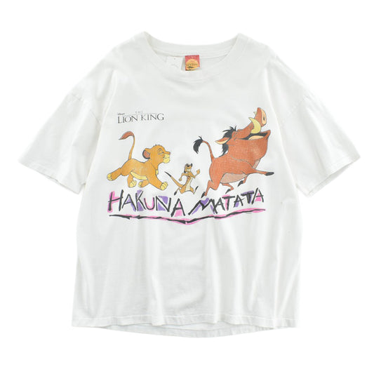 90's Disney "The Lion King" HAKUNA MATATA ムービーTシャツ USA製 260616H