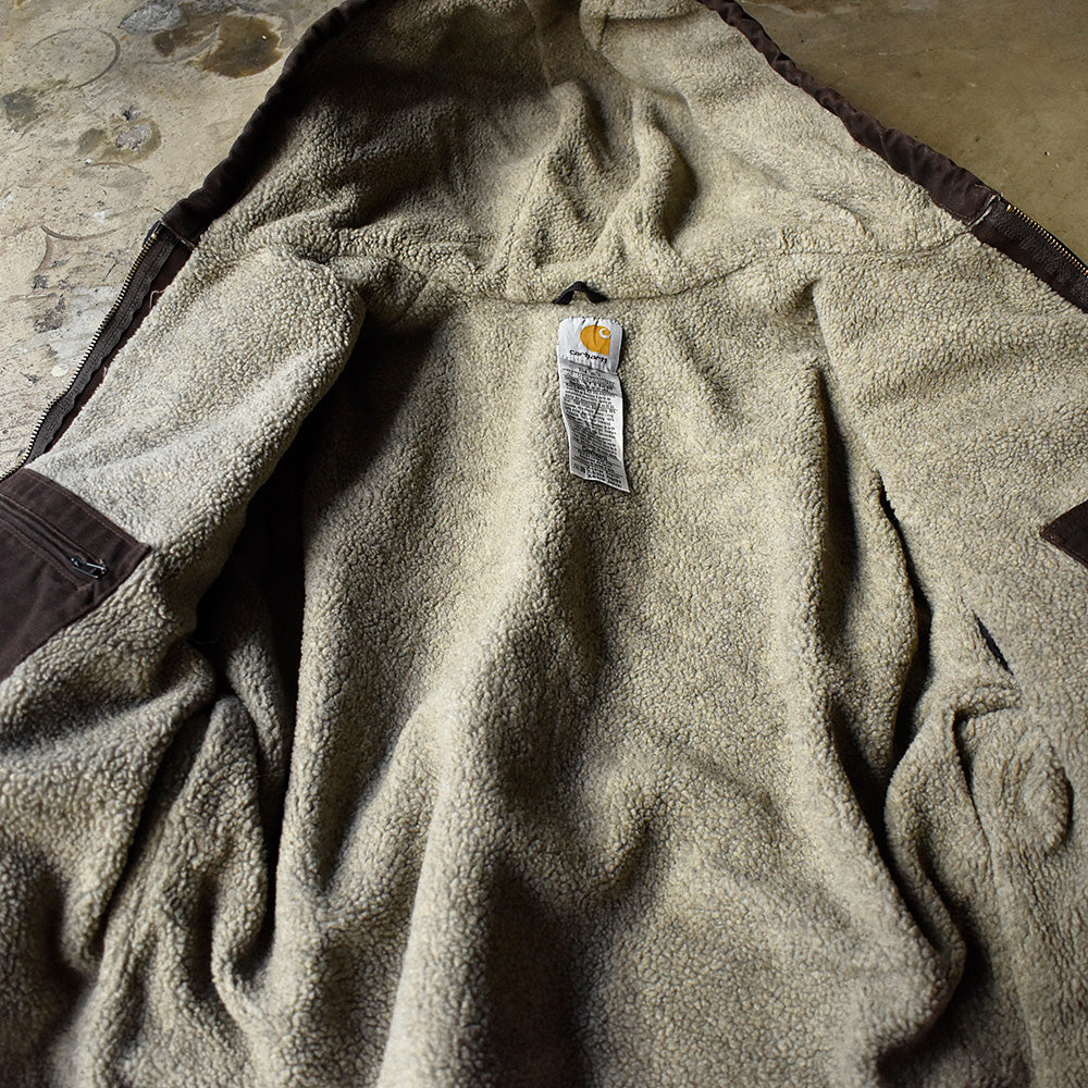 Y2K Carhartt フード付き デトロイトジャケット ボアライナー 231226H